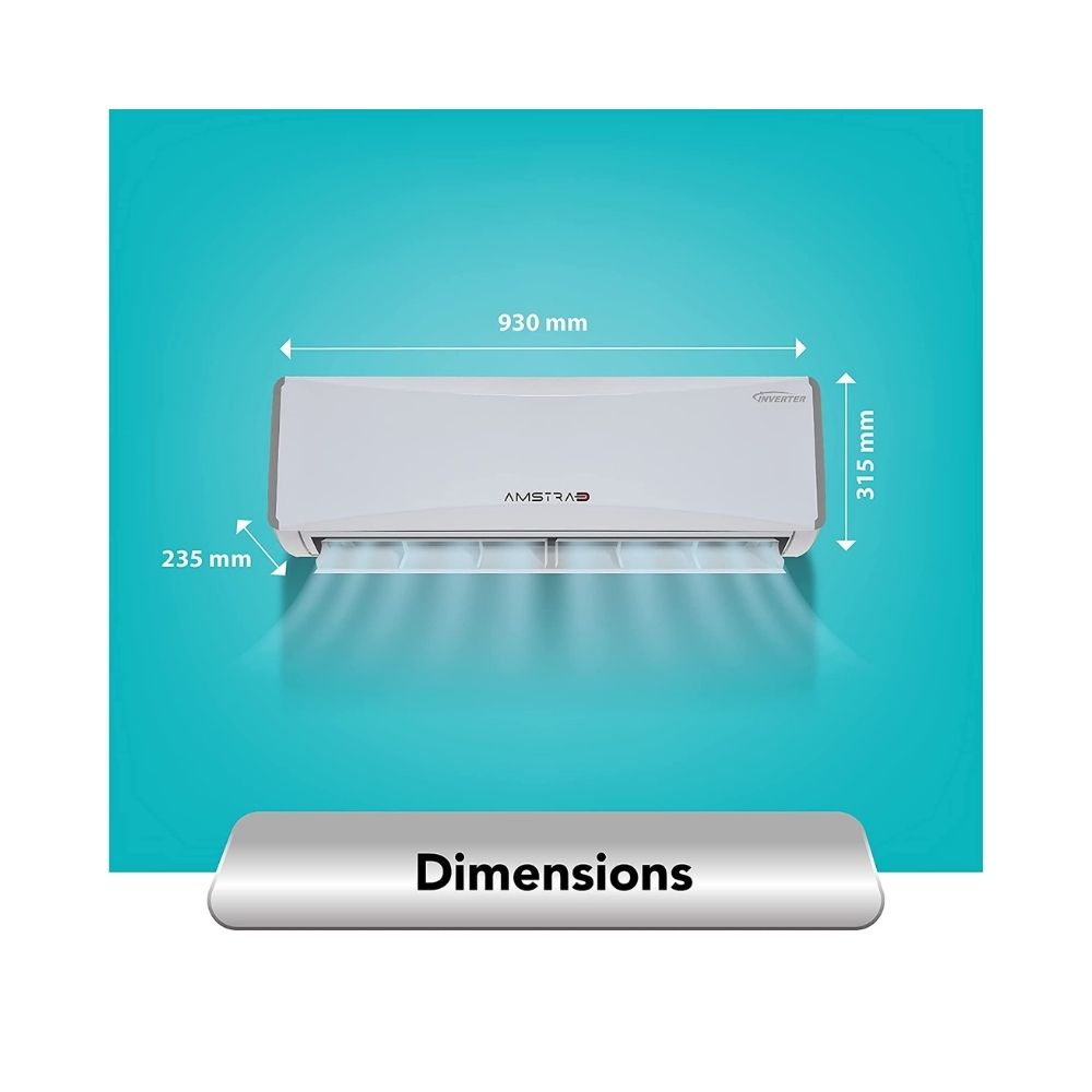 Amstrad 1.5 Ton 3 Star Inverter Split AC (AM20I3E, White)