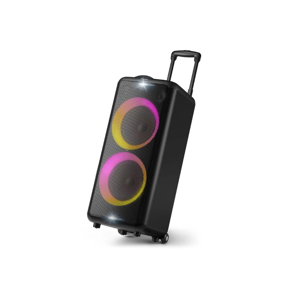 Philips TAX5206/94 Bluetooth Party Speaker with 14 Hours Play Time, Mic and guitar inputs(Black)