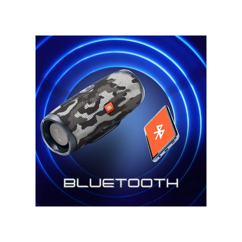 JBL Charge 4 by Harman 30 Watt Wireless Bluetooth Portable Speaker (Camo)