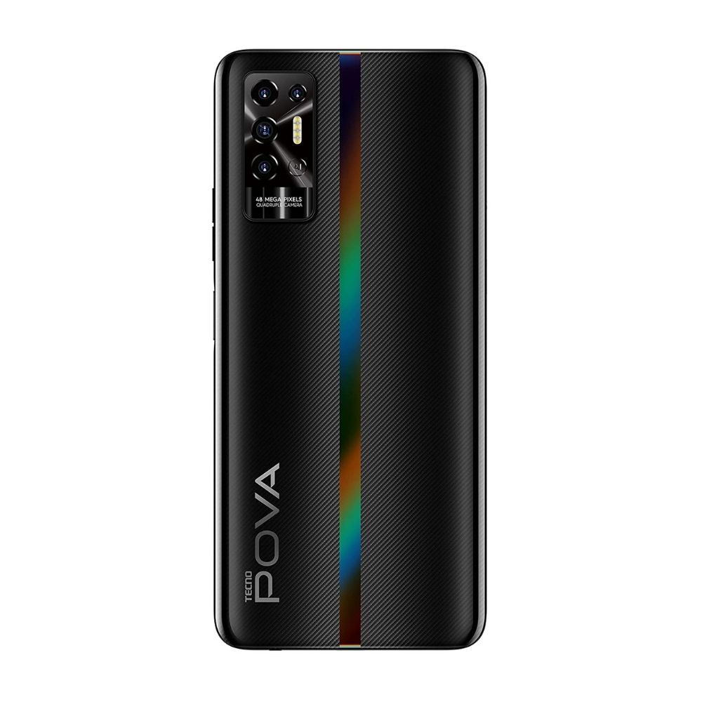 Techo Pova 2 (Dazzle Black, 6GB RAM, 128GB Storage)