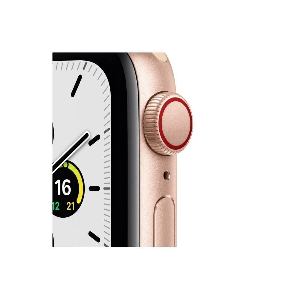 Apple Watch  MKT23HN/A Aluminium Case  (Gold Strap, Regular)