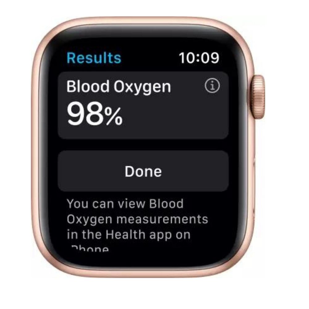 APPLE Watch Series 6 GPS MG123HN/A 40 mm Gold Aluminium Case with Pink Sand Sport Band  (Pink Strap, Regular)