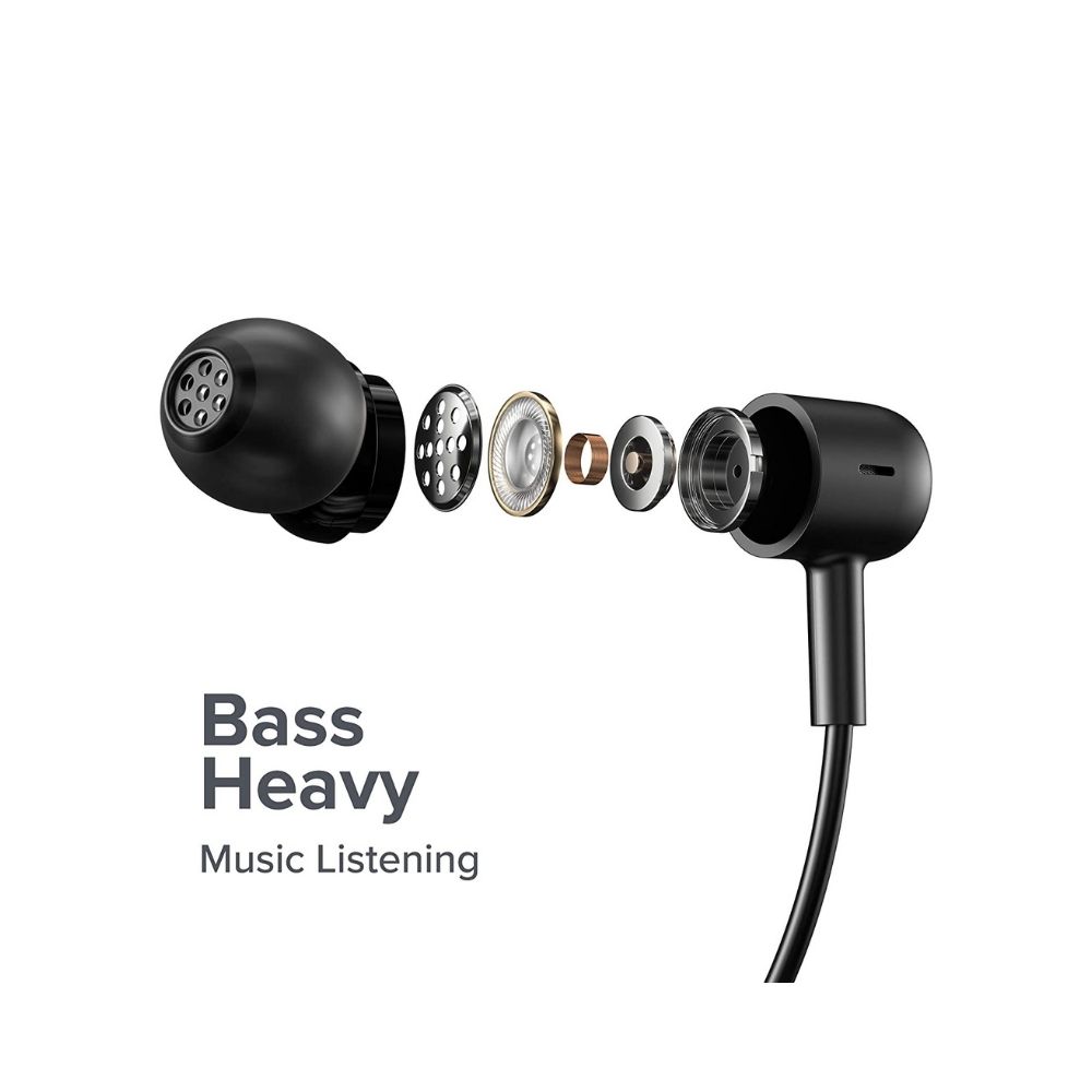 Redmi SonicBass Wireless Bluetooth in Ear Earphones with Mic (Black)