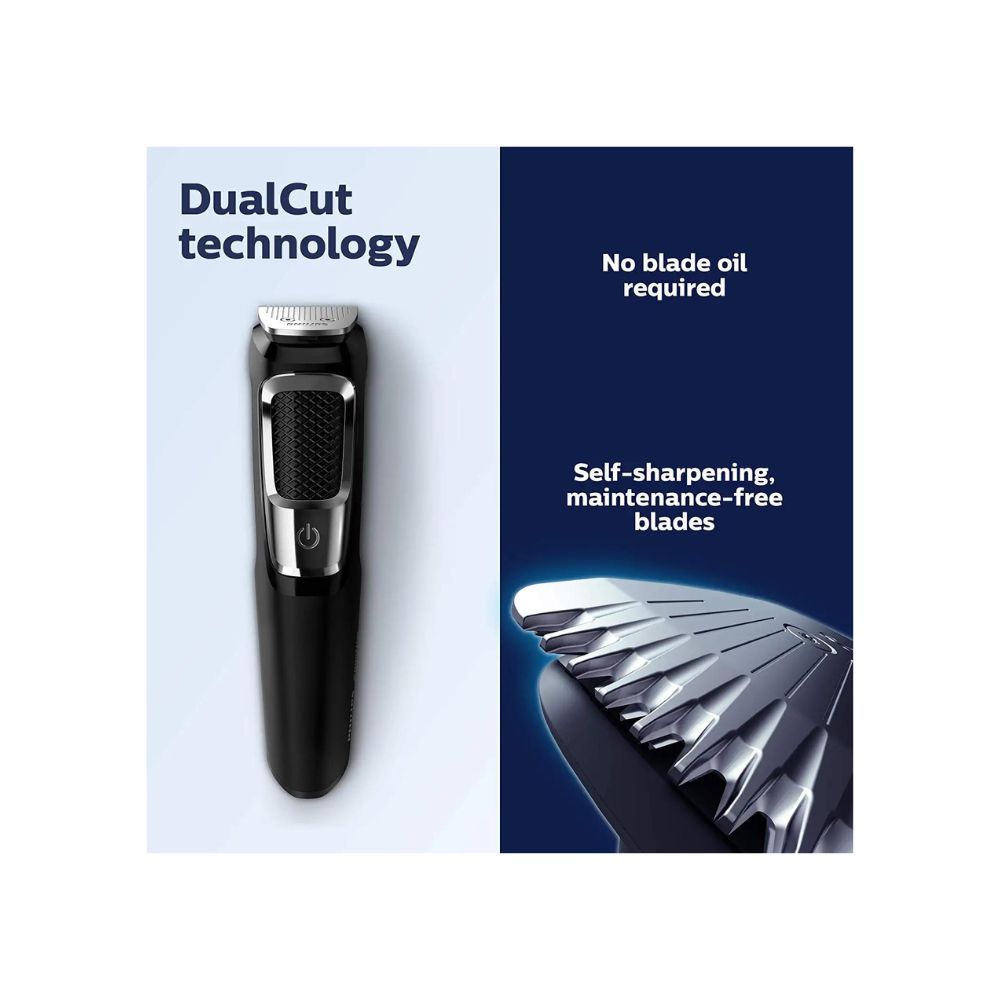 Philips MG3750/33 Multi Grooming Kit 60 min Runtime 10 Length Settings  (Black)