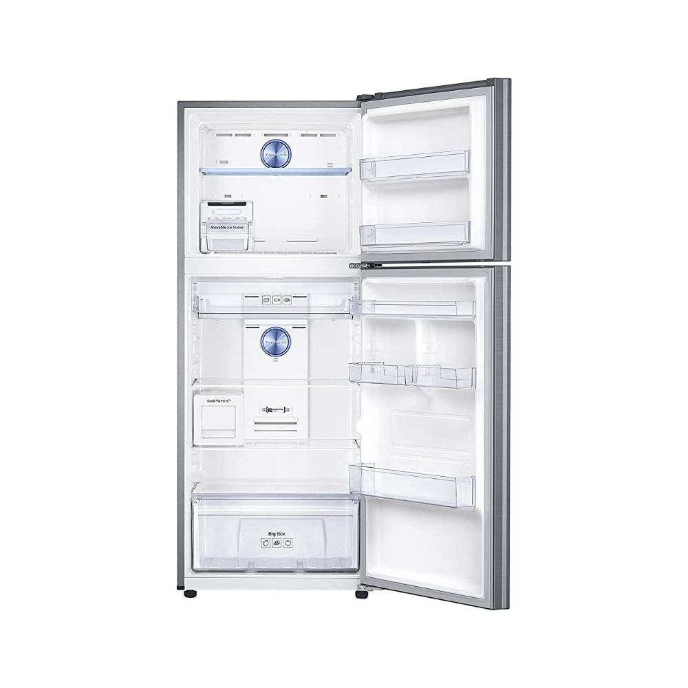 Samsung 386 L 3 Star Inverter Frost Free Double Door Refrigerator(RT39A5C3ESL/TL,EZ CLEAN STEEL)