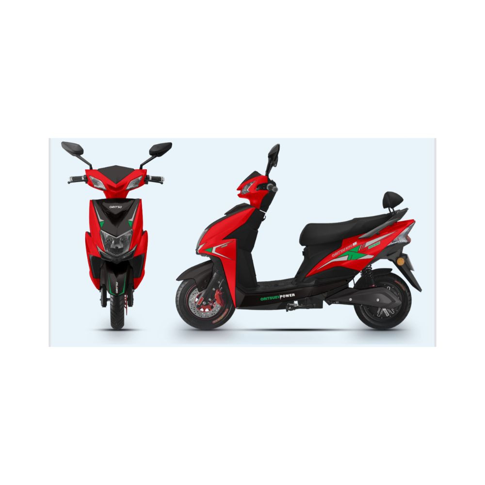 ORITSU  48 volt 50 km economy mode Scooty Red