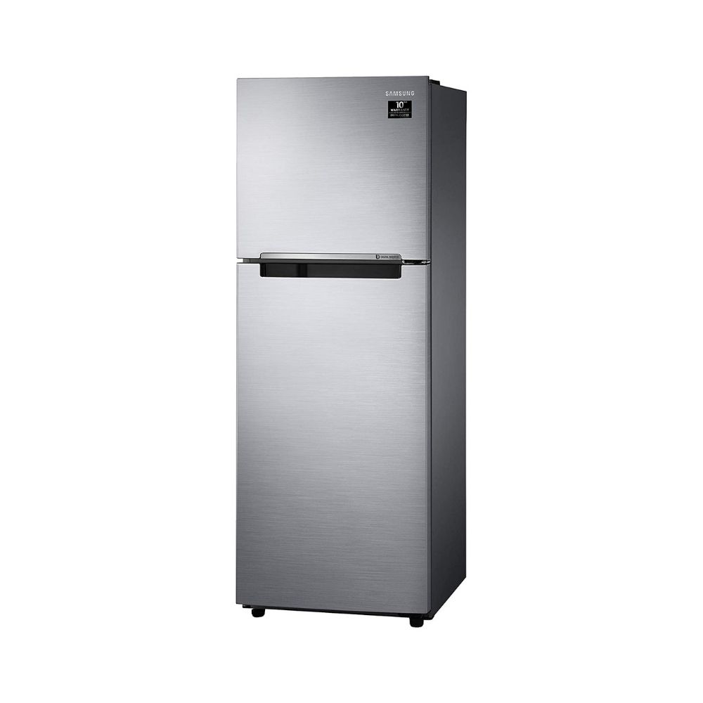 Samsung 253 L 2 Star Inverter Frost-Free Double Door Refrigerator (RT28T3042S8/NL, Elegant Inox(Light Doi Metal))