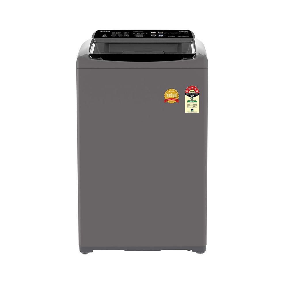 Whirlpool 7.5 Kg 5 Star Fully-Automatic Top Loading Washing Machine (WHITEMAGIC ELITE 7.5, Grey, Hard Water Wash)