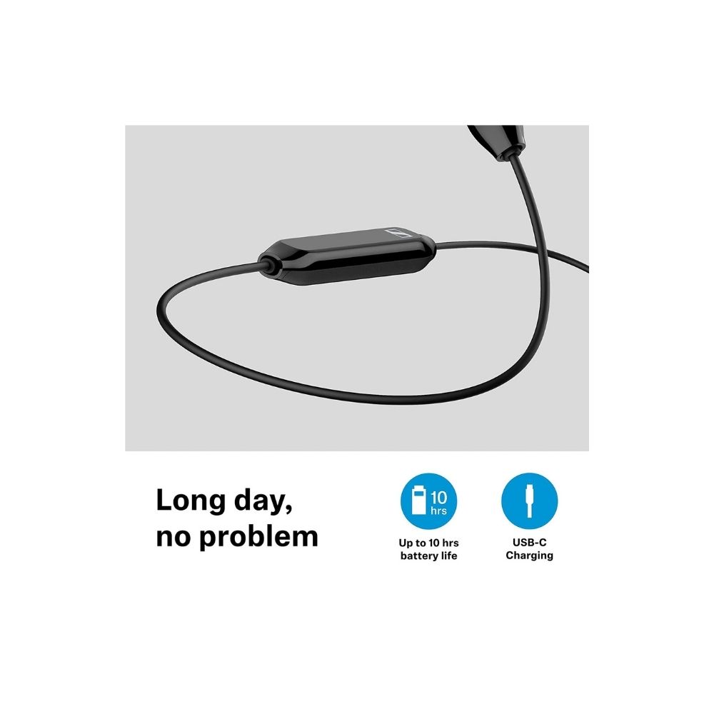 Sennheiser CX 350BT Bluetooth Headset with Mic (Black, In the Ear)