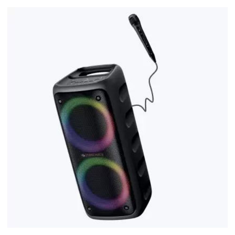 ZEBRONICS SPK BARREL 200 40 W Bluetooth PA Speaker  (Black, Stereo Channel)