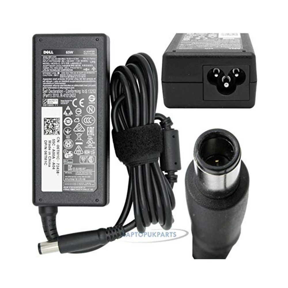 65W Laptop Adapter AC DC Charger for Dell Inspiron 6TM1C Power Charger with LED Light Indication PSU (Without Cable)LA65NS2-01