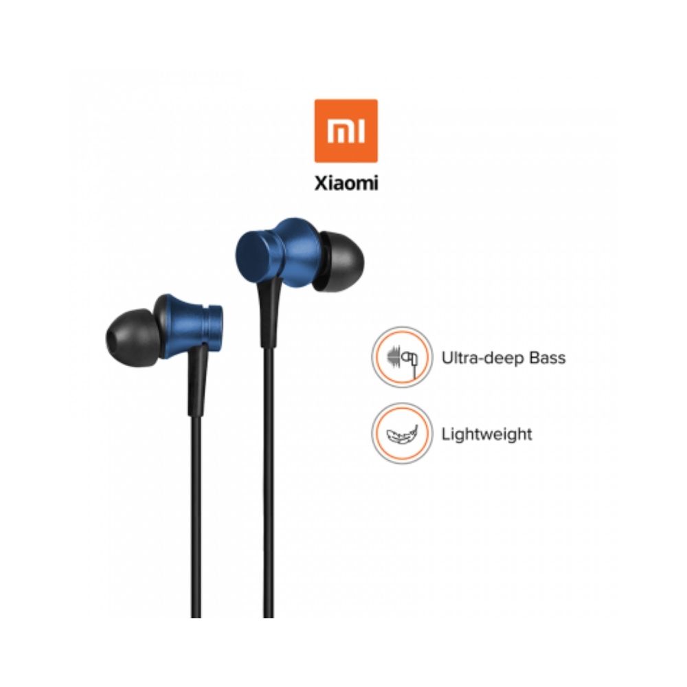 Mi Basic Wired Headset  (Blue, Black, In the Ear)