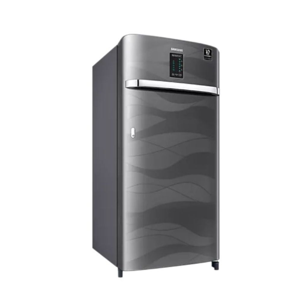 Samsung 198 L 4 Star Direct Cool Single Door Refrigerator Inox Wave (RR21A2E2XNV/HL)
