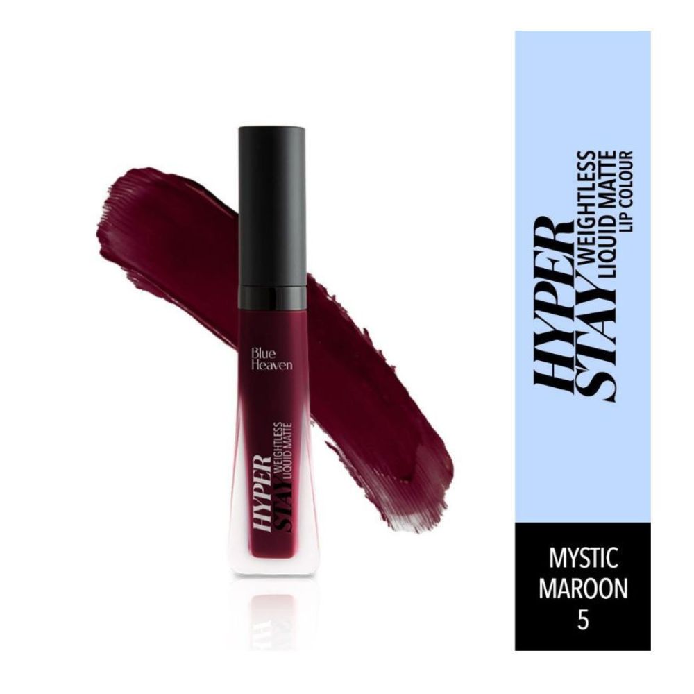 Blue Heaven Hyperstay Liquid Matte Lipcolor, Mystic Maroon-05, 6 ml