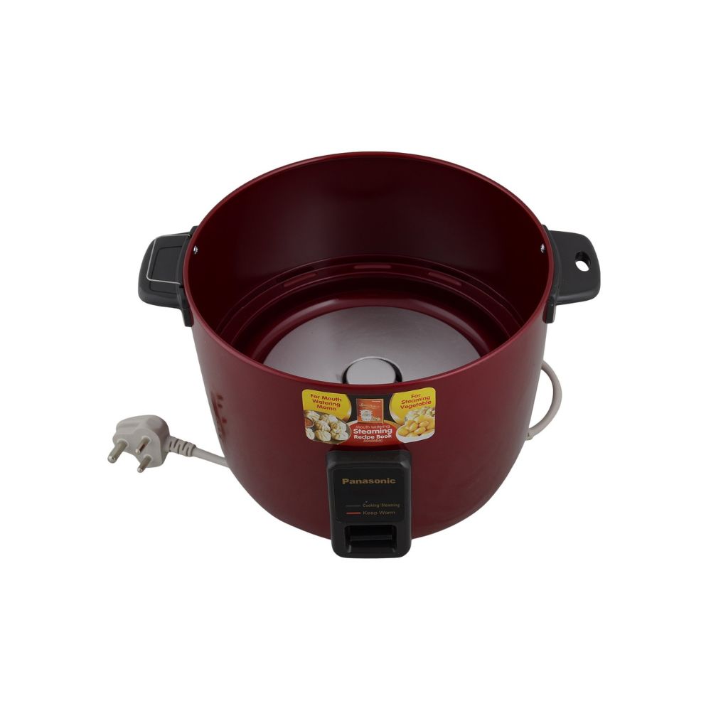 Panasonic SR-WA22H(SS) 2.2 Litre Food Steamer, Burgundy