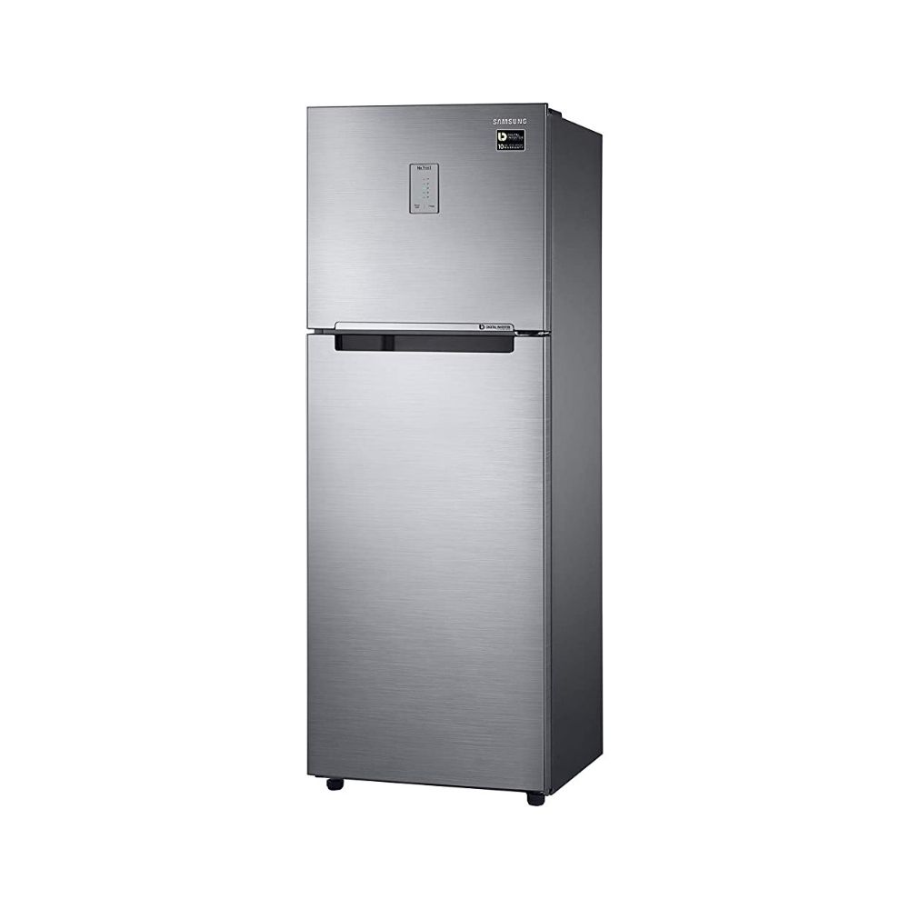 Samsung 275 L 4 Star Inverter Frost-Free Double Door Refrigerator (RT30T3454S8/HL, Silver)