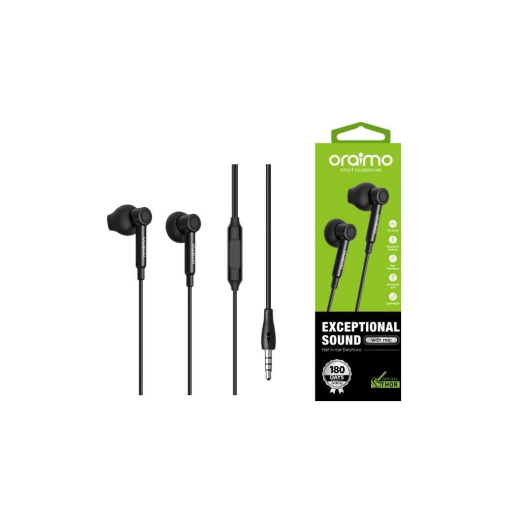 Oraimo OEP-E25 THOR Exceptional sound half-in earphone