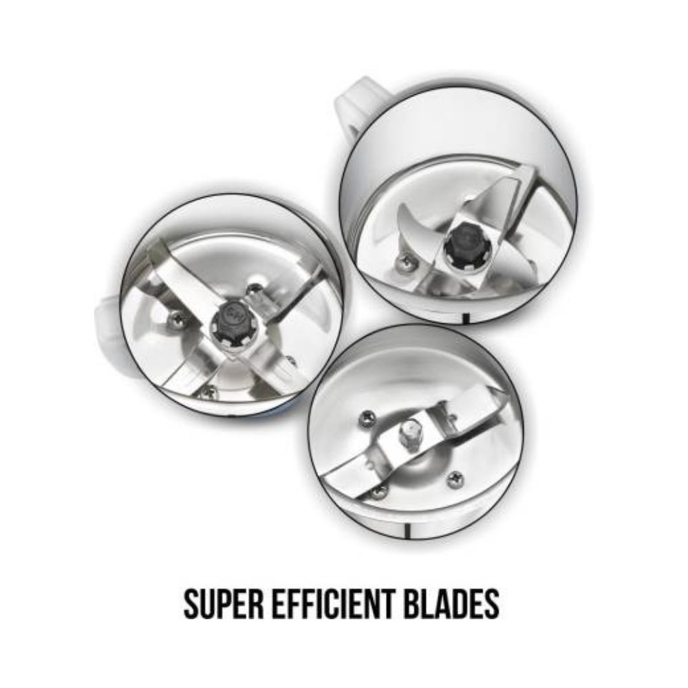 Prestige Delight Mixer Grinder 750 W Mixer Grinder (3 Jars, White and grey)