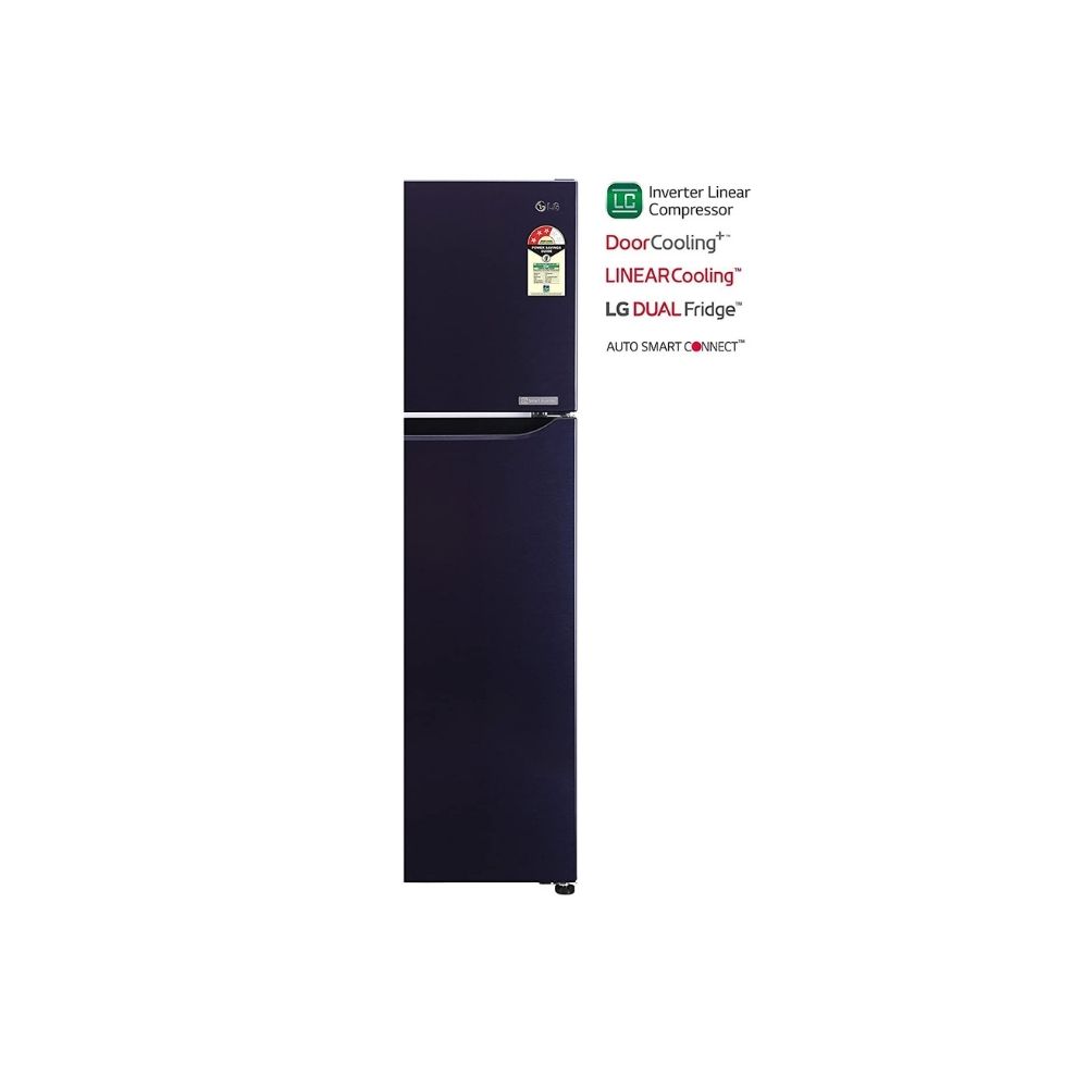 LG 260 L 3 Star Frost Free Double Door Refrigerator GL-C292SCPU