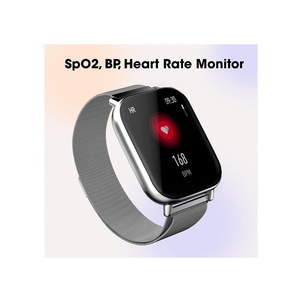 Zebronics ZEB-FIT7220CH Bluetooth Smart Watch(Metallic Silver)