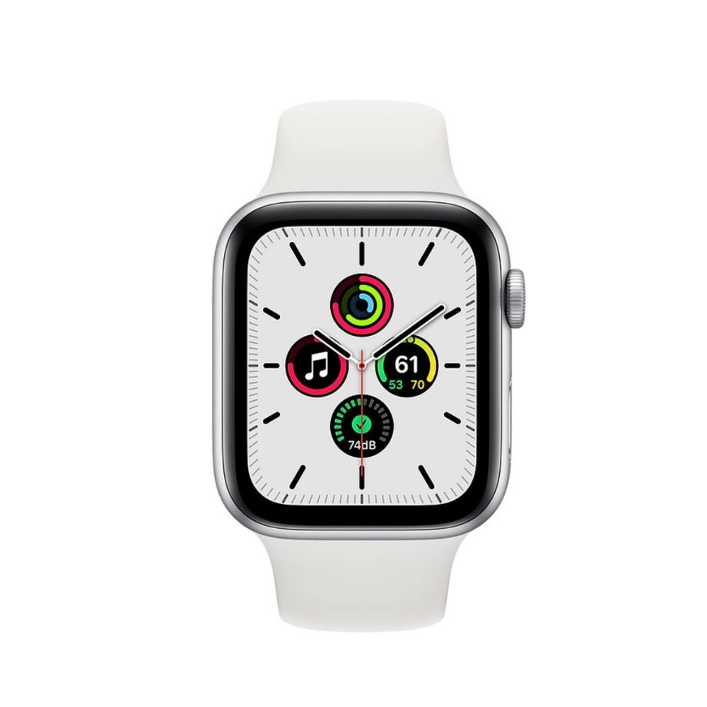 Apple Watch SE MYDQ2HN/A GPS 44mm Aluminium Dial Smart Watch (Silver)