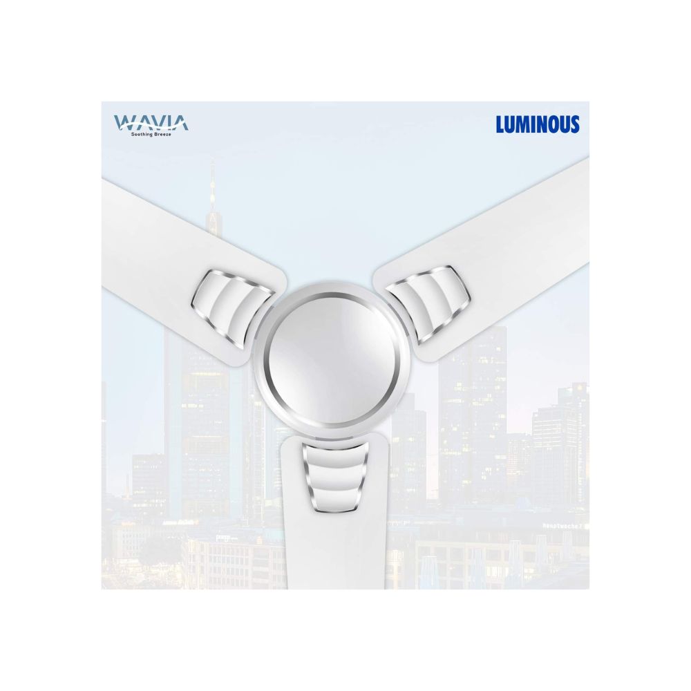Luminous Wavia 1200mm Ceiling Fan (Mint White)