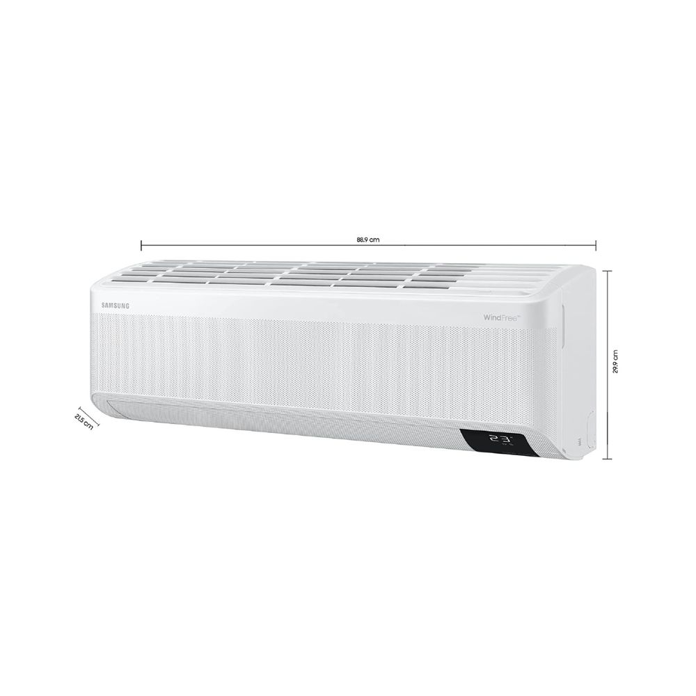 Samsung 1.5 Ton 3 Star Windfree Technology, Inverter Split AC ( 5-in-1 Cooling Mode Anti Bacteria Filter, 2022 Model, AR18BY3ARWK, White)