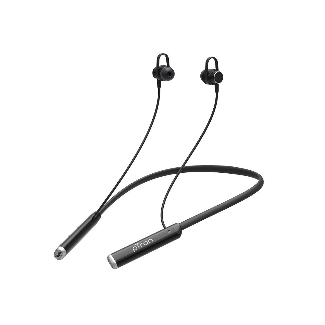 PTron Tangent Pro ENC Wireless Bluetooth 5.2 Headphones(Black)