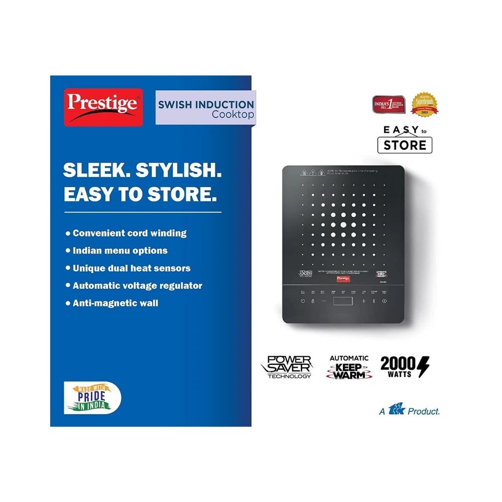 Prestige Swish 2000 Watts Induction Cooktop