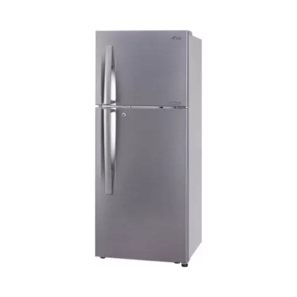 LG 260 L 2 Star Smart Inverter Frost-Free Double Door Refrigerator (GL-S292RDSY, Dazzle Steel, Convertible)