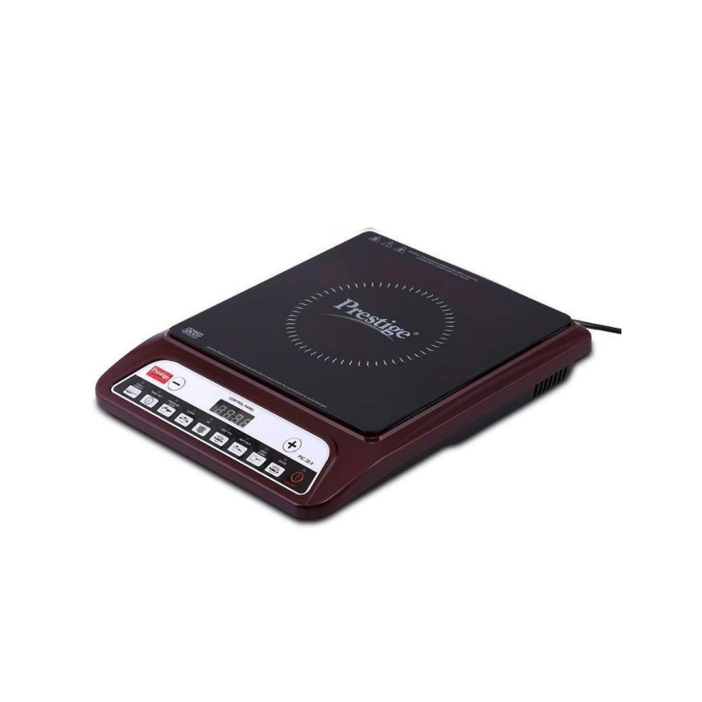 Prestige PIC 20.0 Maroon Induction Cooktop  (Maroon, Black, Push Button)