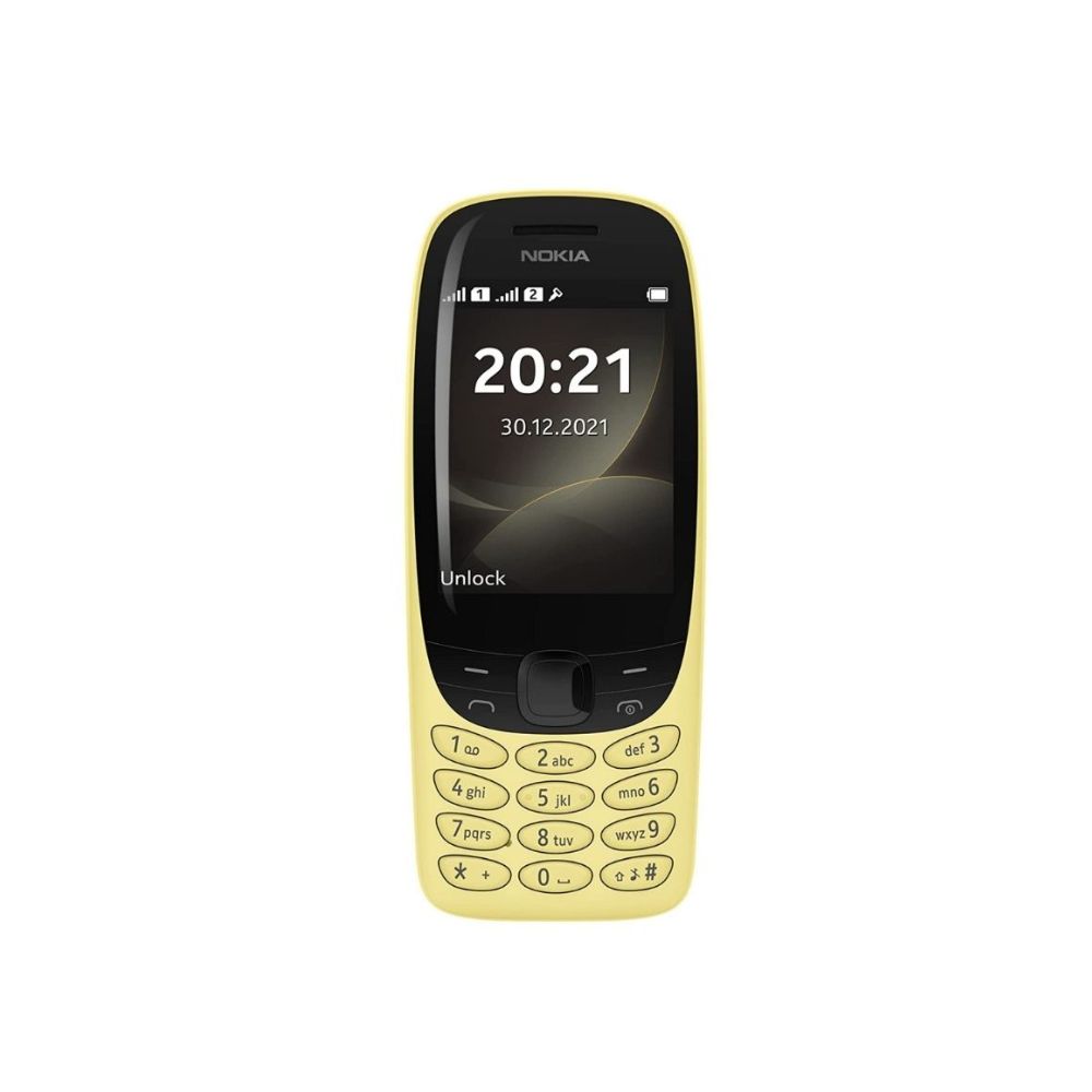 Nokia 6310 Dual SIM Feature Phone with a 2.8” Screen, Wireless FM Radio and Rear Camera | Yellow