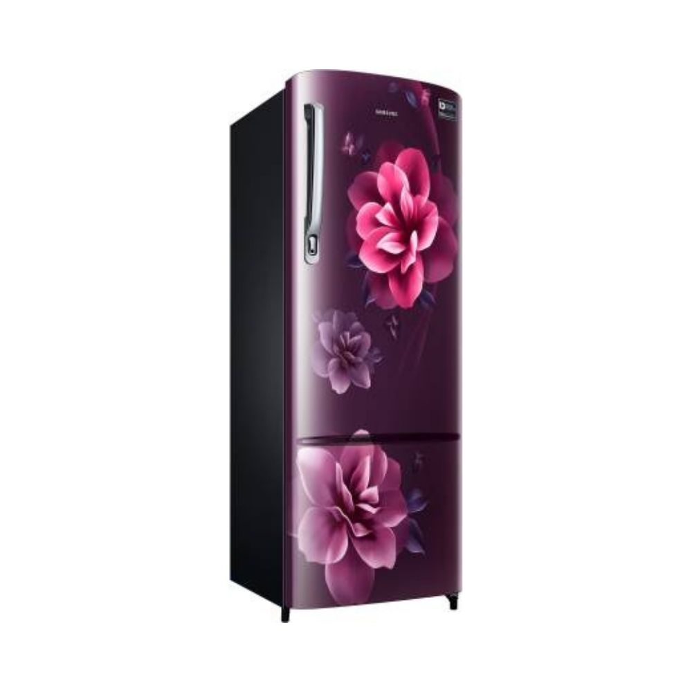 Samsung 255 L Direct Cool Single Door 3 Star Refrigerator  (Camellia Purple, RR26A375YCR/HL)