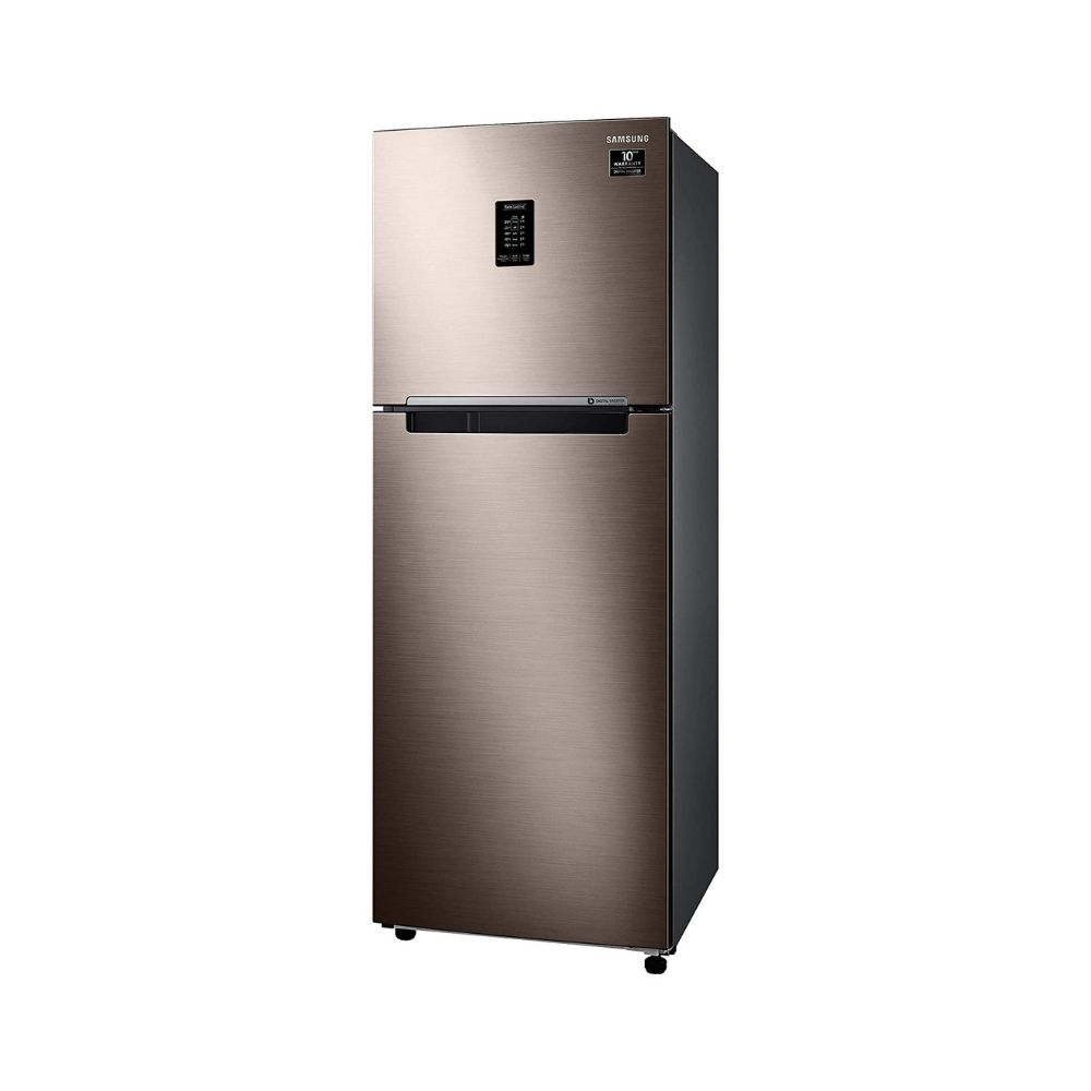 Samsung 336 L 2 Star Inverter Frost-Free Double Door Refrigerator (RT37T4632DX/HL, Luxe Brown)