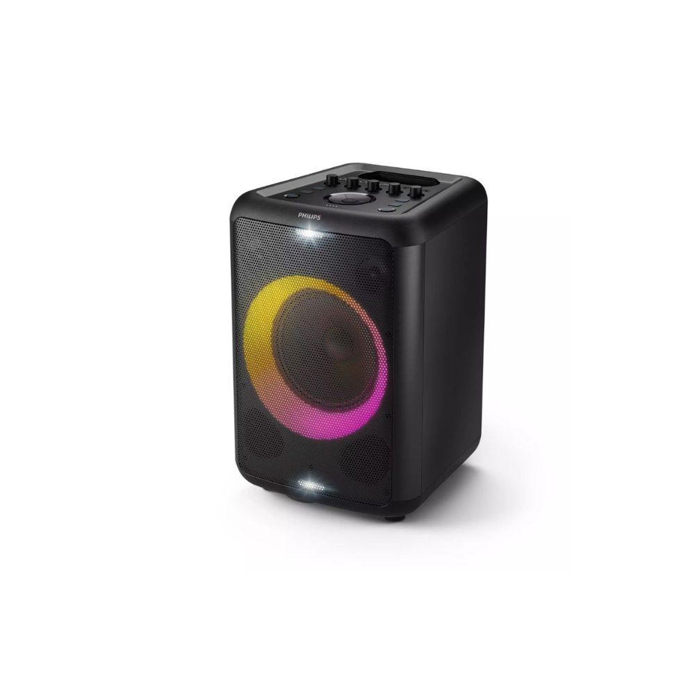 Philips Bluetooth party speaker with Up to 14 hours play time, Deep Bass, Mic and guitar inputs(TAX3206/94)