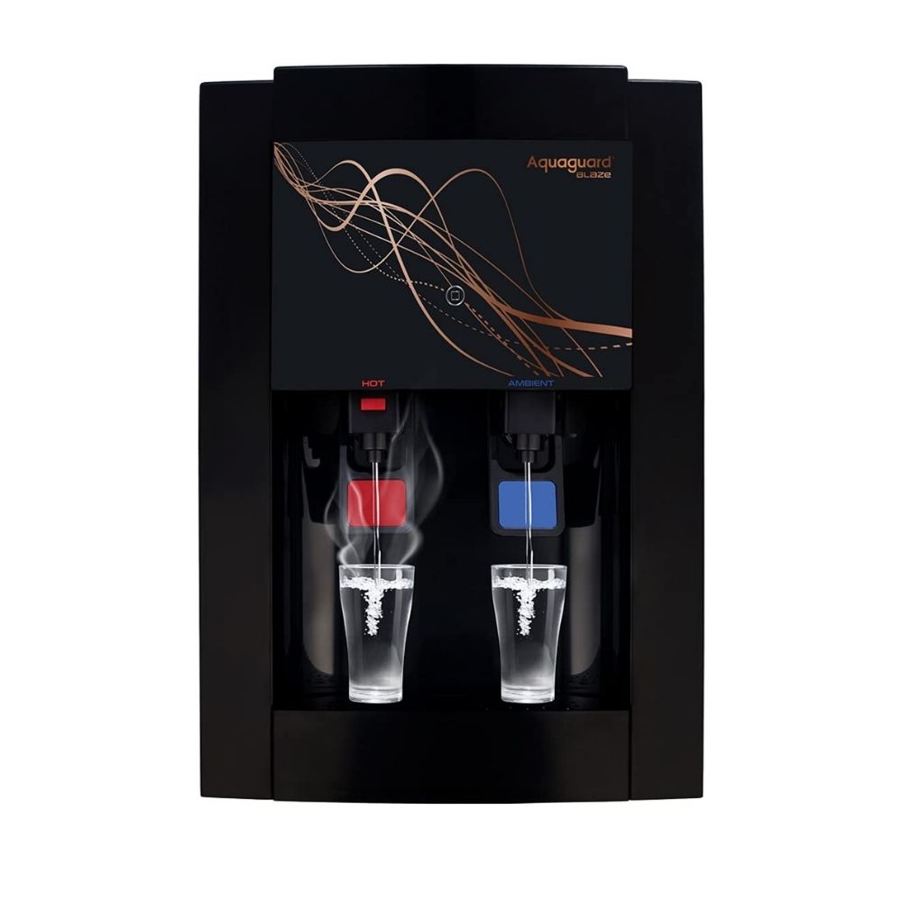 Eureka Forbes Aquaguard Blaze  RO+UV+MTDS+HOT & Ambient+SS+AC Water Purifier (Black)