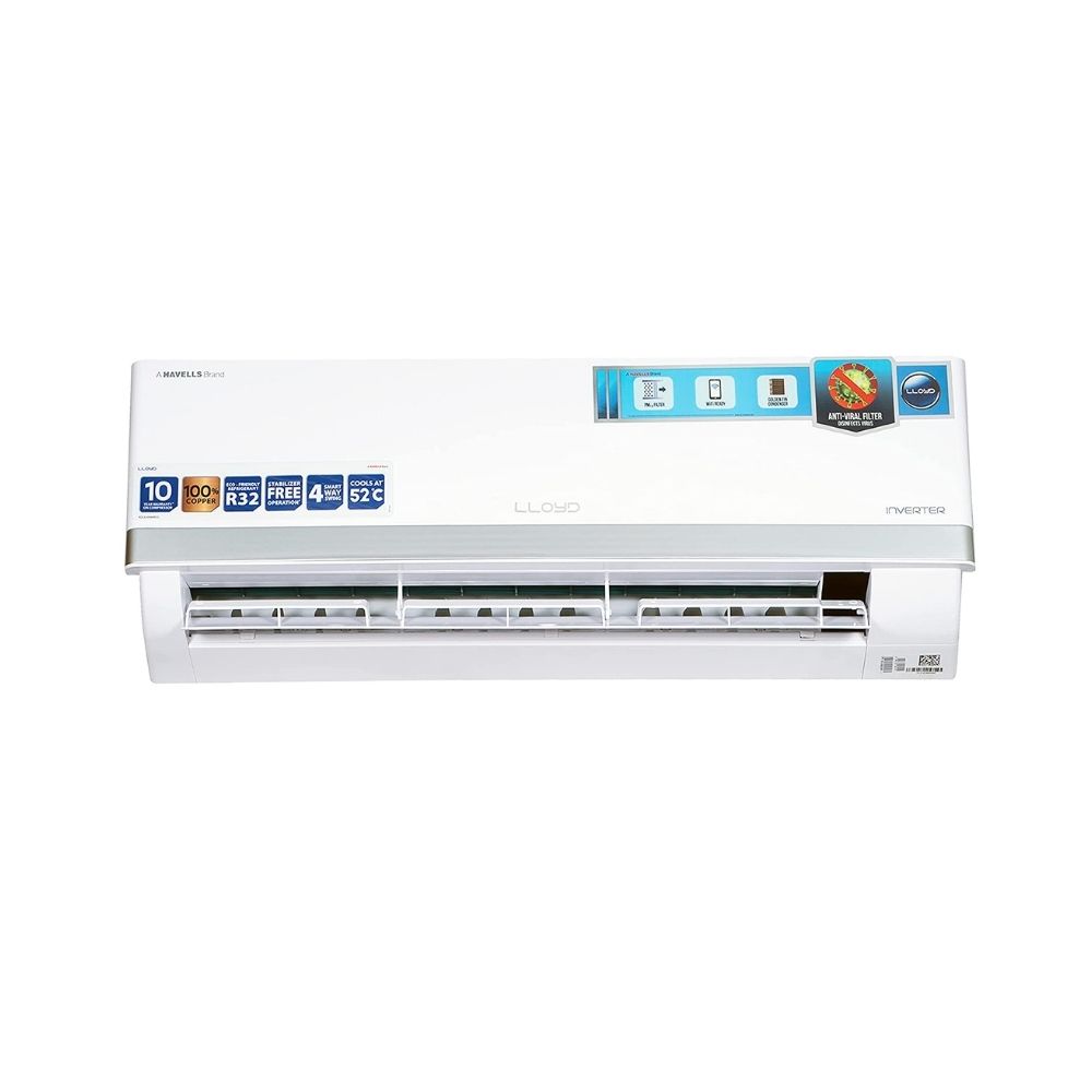 Lloyd 1.5 Ton 3 Star Inverter Split AC (GLS18I36WSBP, White)