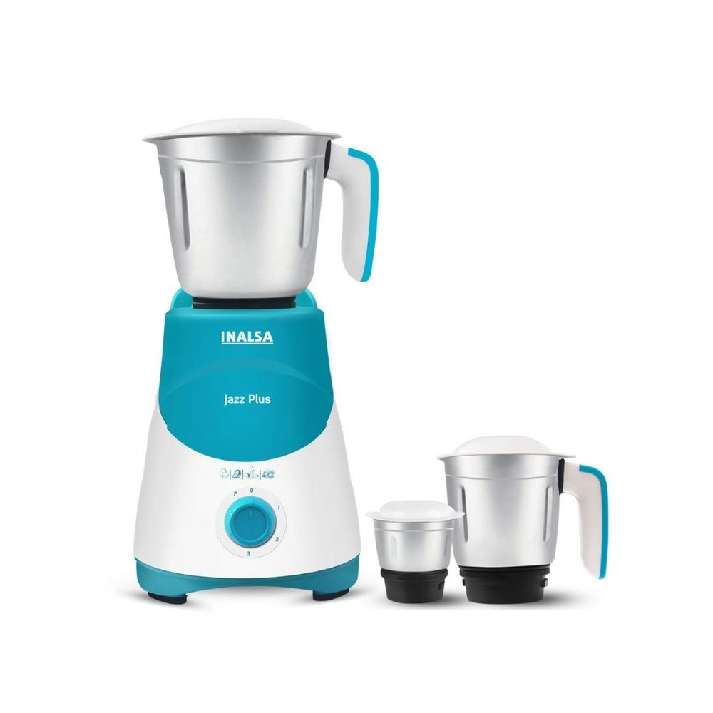 Inalsa Mixer Grinder 750W- Jazz Plus with 3 Stainless Steel Jars