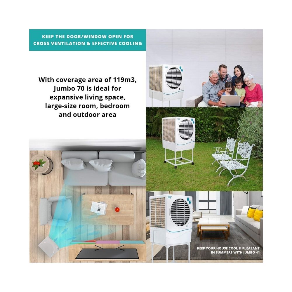 Symphony Jumbo 70 Desert Air Cooler 70-litres