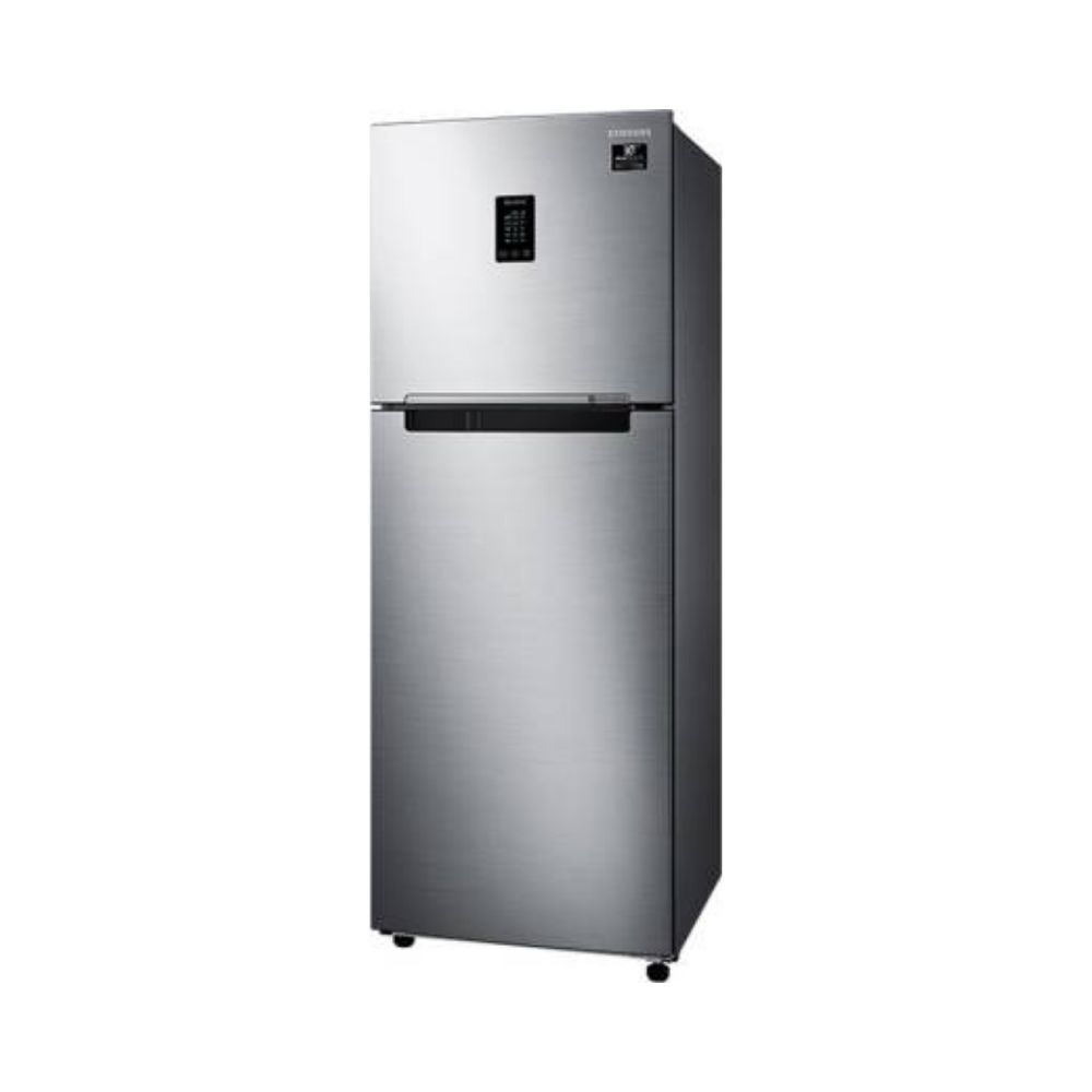 Samsung 336 L Frost Free Double Door 3 Star Refrigerator  (Ez Clean Steel (Silver), RT37A4633SL/HL)