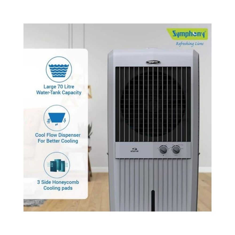 Symphony Storm 70 XL Desert Tower Air Cooler 70-litres