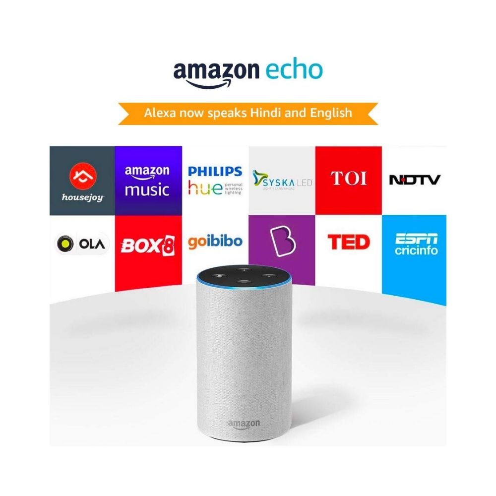 Amazon Echo (2nd Gen) - Powered by Dolby White