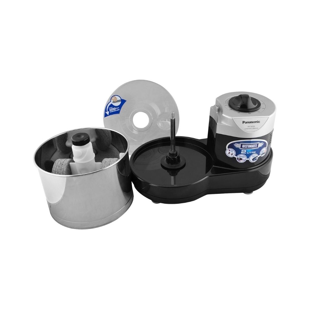 Panasonic MK-SW200BLK Wet Grinder, 2 L (Black)