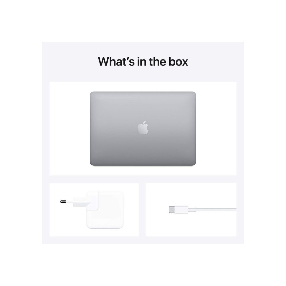 2020 Apple MacBook Pro (13.3-inch/33.78 cm, Apple M1 chip with 8âcore CPU and 8âcore GPU, 8GB RAM, 256GB SSD) - Space Grey