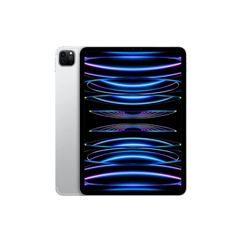 2022 Apple 11-inch iPad Pro (Wi-Fi + Cellular, 128GB) - Silver (4th Generation)