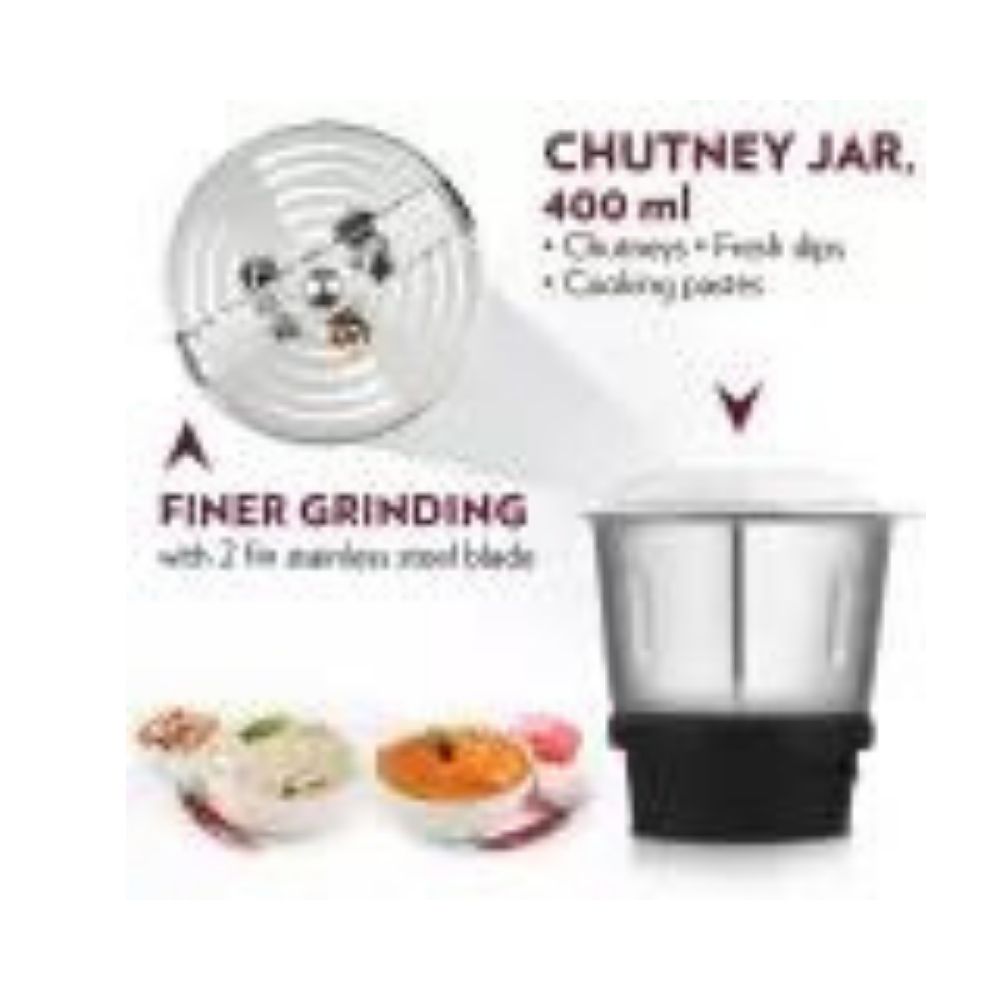 Star 500 W- 2 Jar Mixer Grinder Maroon