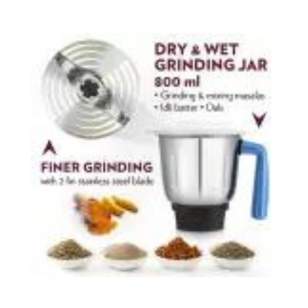 Star 500 W- 2 Jar Mixer Grinder Maroon