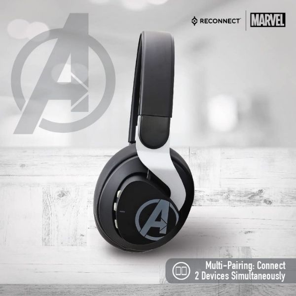 Reconnect Marvel Avengers Wireless Over Ear Metallic Headphone