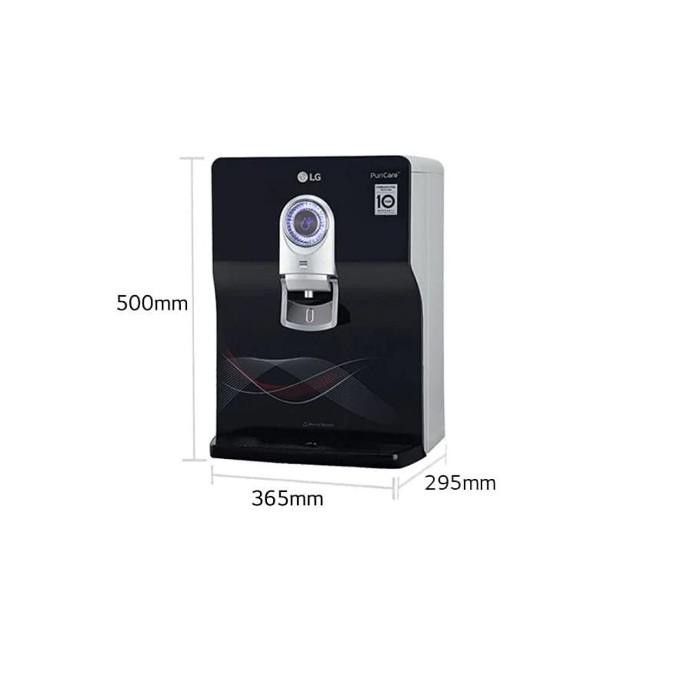 LG WW184EPB Dual Protection Airtight Stainless steel Tank with Multi Stage RO Filtration Water Purifier
