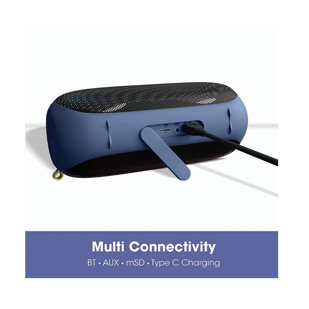 Zebronics Zeb-Music Bomb X Wireless 20W Portable Speaker (Blue)